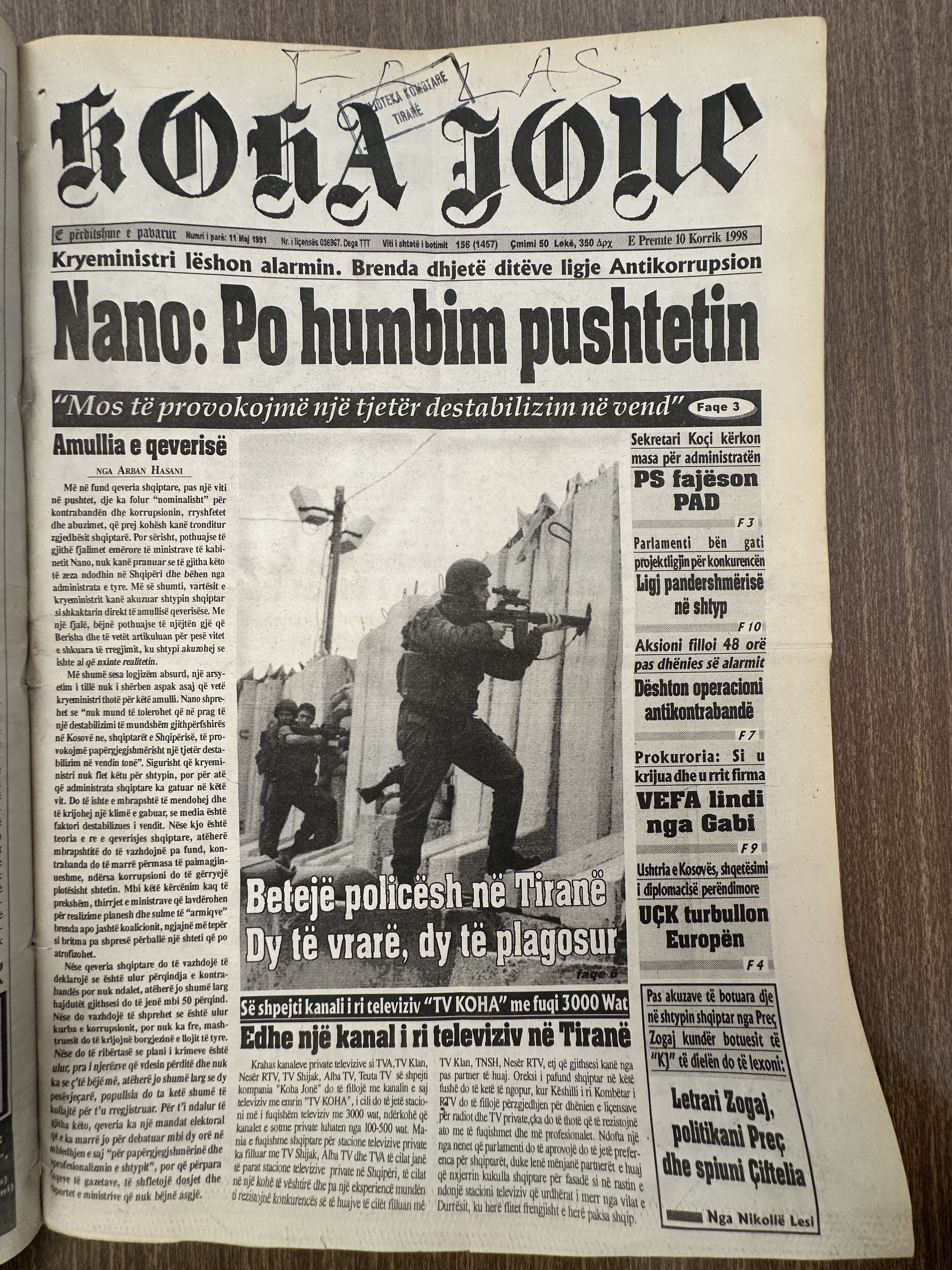 Koha Jonë 1998-07-10